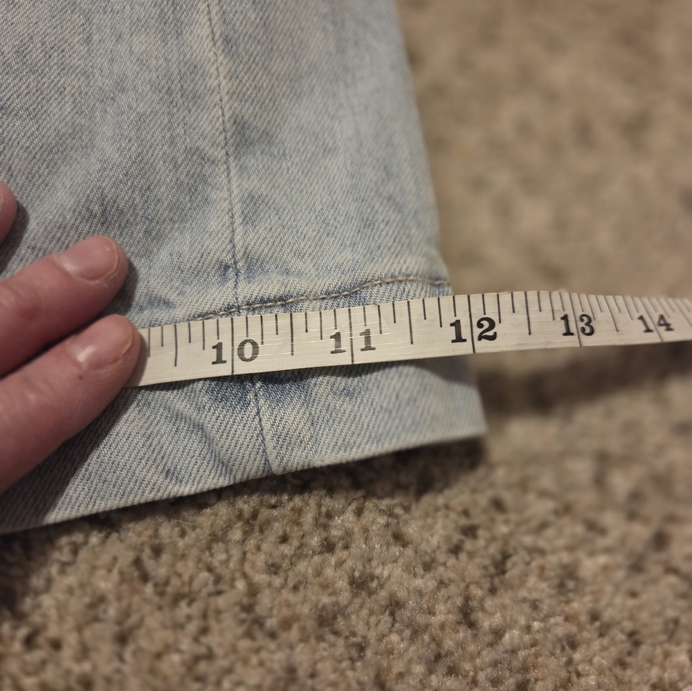 Scotch & SODA The Sky High Waist Straight Wide Leg Jeans Stone Wash Blue 10 / 30 - Picture 6 of 12